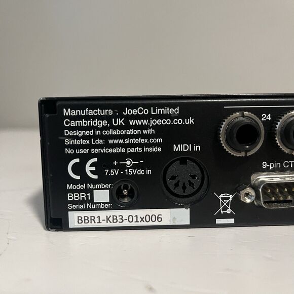 JoeCo BBR1 BLACKBOX RECORDER - Multi-Track Recorder Untested - Picture 11 of 13